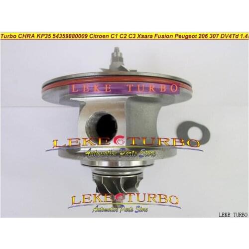 Free Ship Turbocharger Cartridge Turbo Chra Core KP35 54359880009 54359700009 For Ford Fiesta Peugeot 206 Citroen C3 DV4TD 1.4L