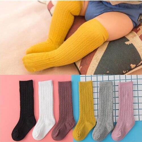 Baby Toddler Cotton Socks Baby Middle Tube Socks Baby High Tube Socks Cotton Childrens Socks Boys And Girls Socks Solid Color