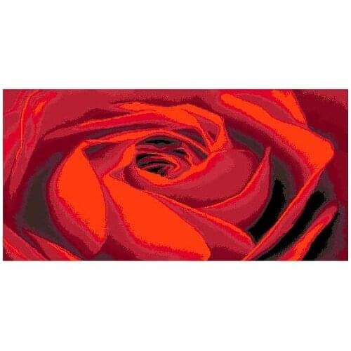 Embroidery Package High Quality Cross Stitch Kits Unopen New Luxurious Red Rose Beautiful Flower Free shipping