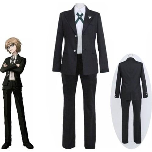 Aboutcos Danganronpa Dangan Ronpa Byakuya Togami Cosplay Costume Any Size Top Jacket Shirt Pants Men Fashion Outfit Uniform