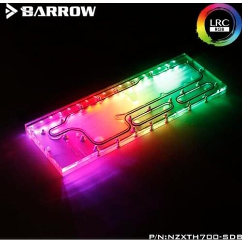 Barrow PC water cooling waterway plate channel integrated board for NZXT H700 case LRC2.0 NZXTH700-SDB