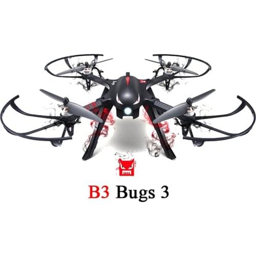 MJX B3 Bugs 3 RC Quadcopter RTF Two-way 2.4GHz 4CH with Action Camera Bracket
