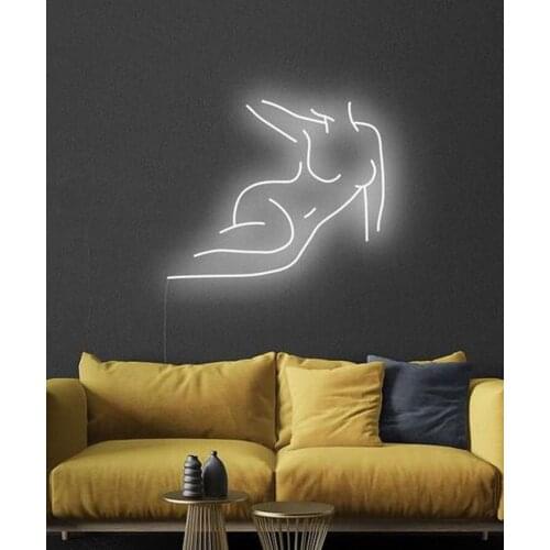 Neon Sign For girl body lady glass tubes resterant decorate light club room Hotel Bar Neon Light Sign Glass Display Boards Neon