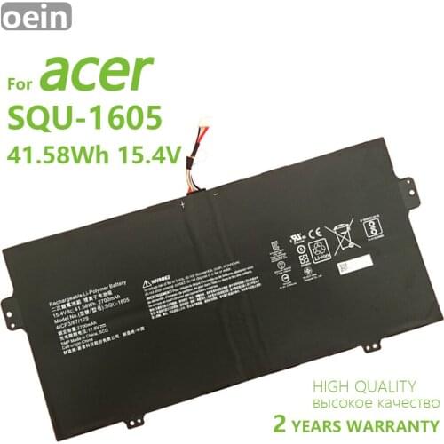 Oein Genuine SQU-1605 Laptop battery For ACER For Swift 7 S7-371 SF713-51 For ACER Spin 7 SP714-51 41CP3/67/129 2700mAh