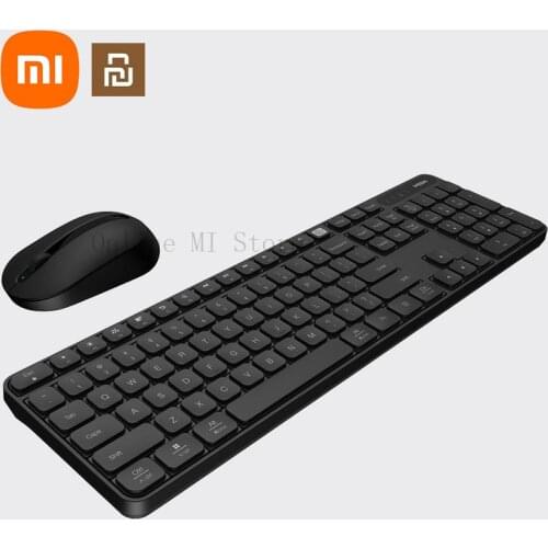 Original Youpin MIIIW RF 2.4GHz Wireless Office Keyboard Mouse Set 104 Keys Windows PC Mac Compatible Portable USB Keyboard