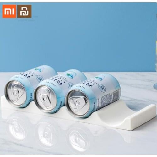 Xiaomi mijia red wine bottle rack silicone stack high box canned refrigerator pad drink rack large shelf smart storage