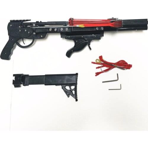 Semiautomatic Slingshot rifle Rubber belt driving force 40BB Bearing slip - 2019 NEW
