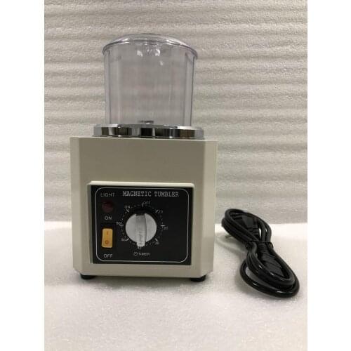 Diy Manufacturer CE Magnetic Tumbler Jewelry Polisher Finisher Finishing Machine Mini Magnetic Polishing Machine AC 110V/220V