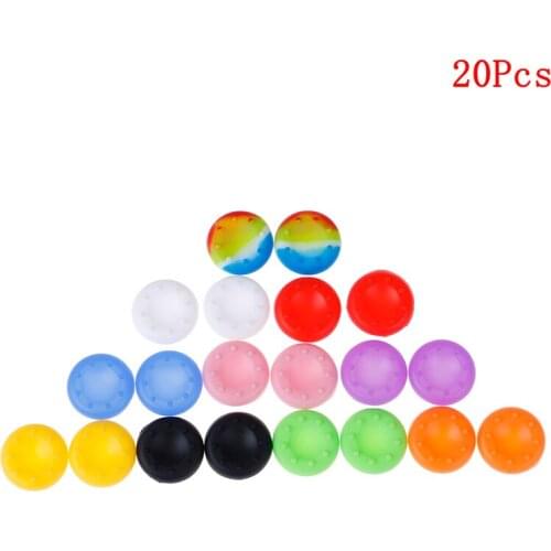 20pcs 10 colors Rubber Silicone Cap Analog Controller Silicone Cap Cover Thumb Stick Grip For PS3 PS4 XBOX 360