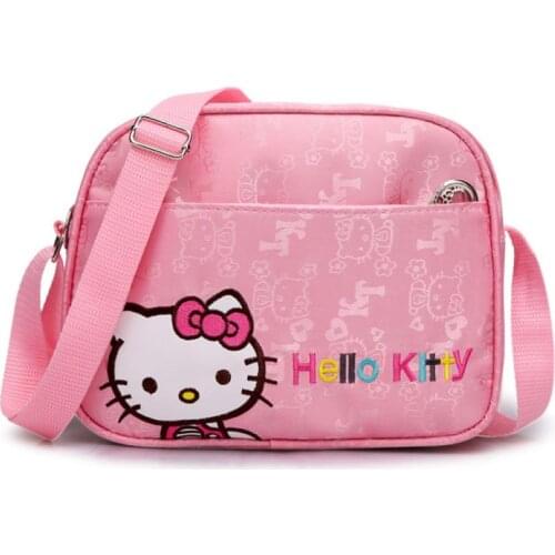 Girls messenger bag exquisite pink small bag cute cartoon compact single room backpack
