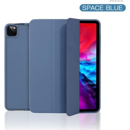 Ultra Slim Leather Flip Protective Case for iPad Pro 11 /12.9 2020 Tablet Foldable Cover Quick Release Housing Shell Case