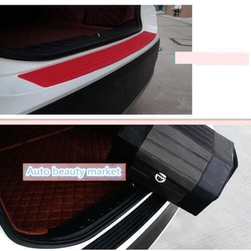 Car Tail Trunk Rear Bumper Protector Sticker Guard Cover For Volvo S40 S60 S80 XC60 XC90 v70 S80L V6 v40 v50 850 c30 v60 s70 940