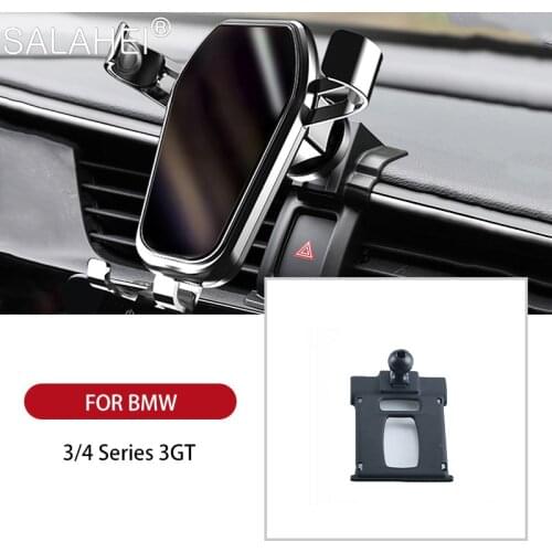 Car Phone Holder Mobile Phone Stand in Car No Magnetic GPS Mount Support For BMW 3-4 Series 3GT Air Vent Dashboard Accessories