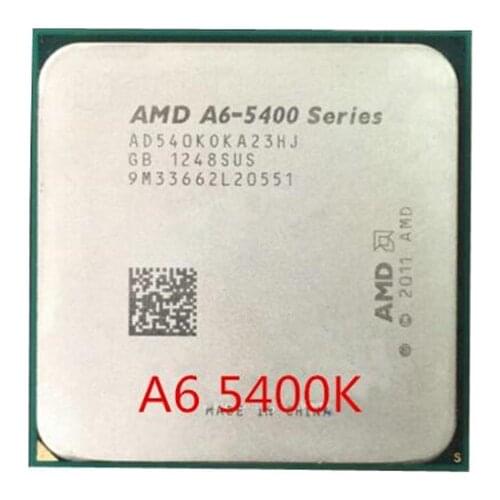 Free Shipping AMD A6-5400 A6-5400K A6 5400K 3.6Ghz 65W Dual-Core CPU Processor AD540KOKA23HJ Socket FM2