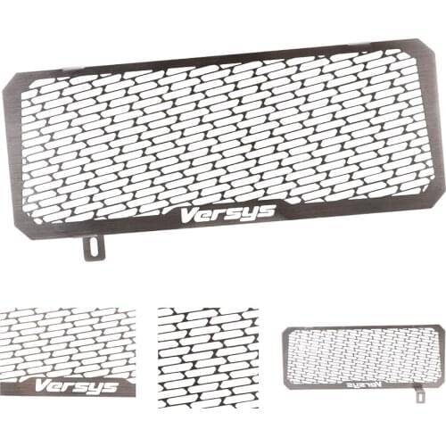 Motorcycle parts Stainless Steel Radiator Grille Guard Cover Protector For Kawasaki Versys 650 KLE650 Versys650 2015 2016 2017