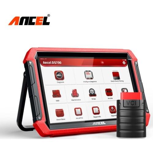 Ancel DS700 Diagnostic Scanner OBD2 Code Reader Active Test IMMO EGR Adaption AFS Reset Free Update Auto Diagnosis Scanner Tool