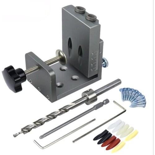 9mm Woodworking Oblique Hole Locator Slanting Eye Hole Puncher 15 Degree Angle Oblique Hole Drilling Woodworking DIY Tool