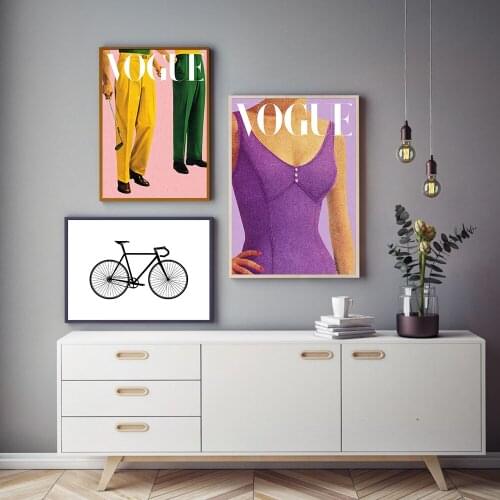 Fashion Vintage Golf Issue Poster Bike Print Canvas Art Painting Wall Picture Modern Living Room Modern Home Decoration No Frame