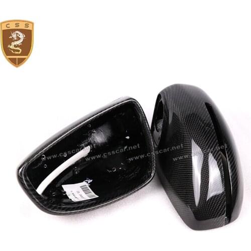 Latest Fashion R8 Design Carbon Fiber Rearview Mirror Cover For R8 High Quality Replacement Style Mirror Cover fit r8 2007-2012