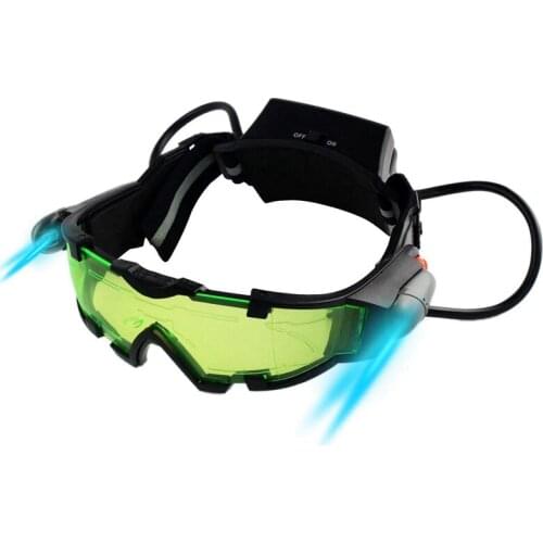 Night Vision Goggles Adjustable Kids LED Night Goggles for Racing Bicycling Hunting to Protect Eyes Children Gift