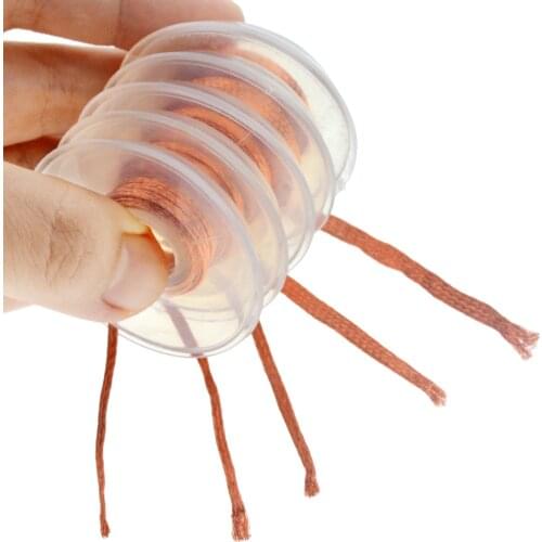 1.5mm 2mm 2.5mm 3mm 3.5mm Width 1.5M Length Desoldering Braid Welding Solder Remover Wick Wire Lead Cord Flux Repair Tool