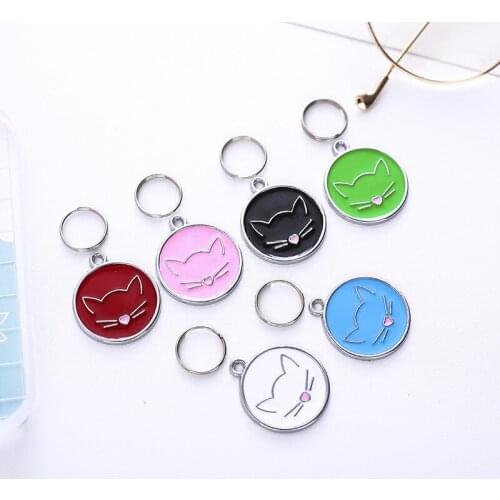 Personalized Cat Tag Anti-lost Custom Dog Tag Engraved Puppy Pendant for Collar Pet Nameplate Identification Tag Dog Accessories