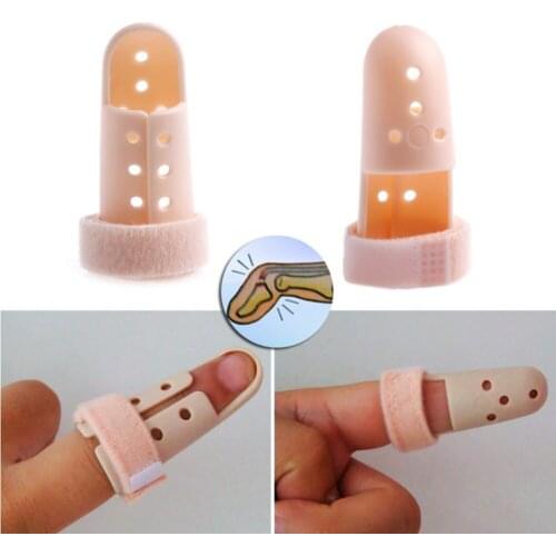 Newly Plastic Mallet DIP Finger Support Brace Splint Joint Protection Injury Protector 19ing