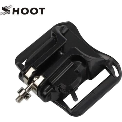 SHOOT Waist Lock Buckle Mount for GoPro Hero 7 6 5 Yi 4k Nikon SJCAM H9r Camera Spider Holster Strap With 1/4" Screw Accessory