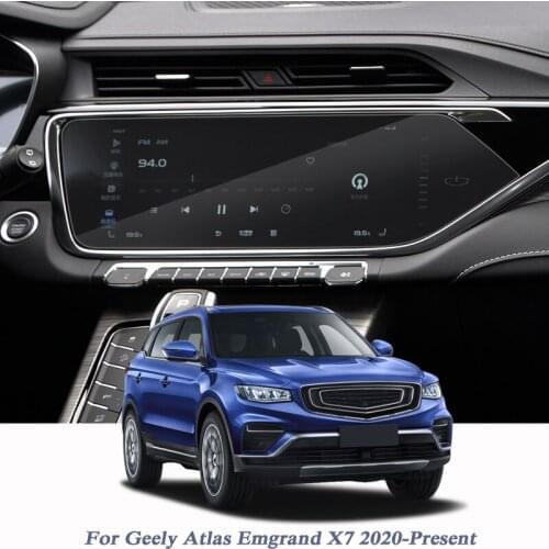 Car Styling GPS Navigation Screen Protect Glass Film For Geely Atlas Emgrand X7 2020-Present Internal Auto Accessories