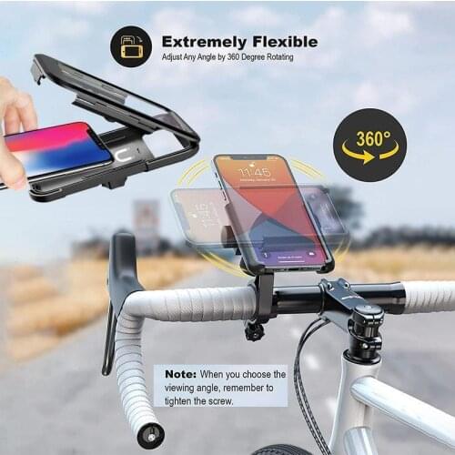 Riding Universal Waterproof Bracket Shockproof Riding 360 Degree Rotation Bike Phone Stand Phone Holder Case Dropshipping
