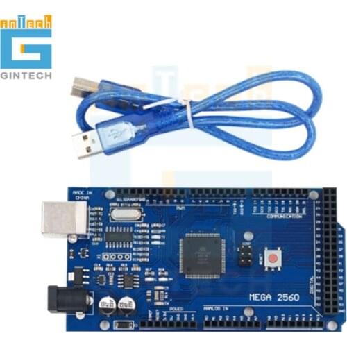 MEGA2560 Mega 2560 R3 ATmega2560-16AU CH340G AVR USB Board Development Board MEGA2560 for arduino with Cable
