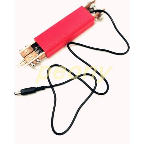 Integrated copper spot welding pen with built-in spring hand-held spot welding pen