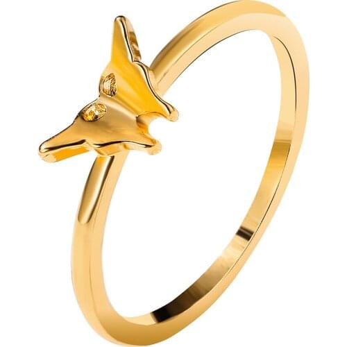 Retro Simple Fashion Cute Butterfly Open Rings Ladies Geometric Couple Ring Girl Engagement Wedding Jewelry