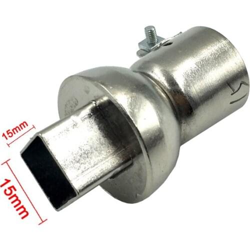 1PCS 15*15mm High Temperature Resistance BGA Square With Mesh Nozzle SMD Hot Air Gun Nozzle For Variety Hot Air Rework Station