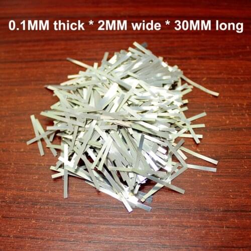 100g/bag Lithium battery nickel plated steel strip battery connection piece spot welded nickel sheet stainless steel SPCC