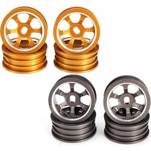 4Pcs Metal Wheel Hub for 1/28 Wltoys P929 P939 K969 K979 K989 K999 RC Mosquito Cart Upgrade Parts