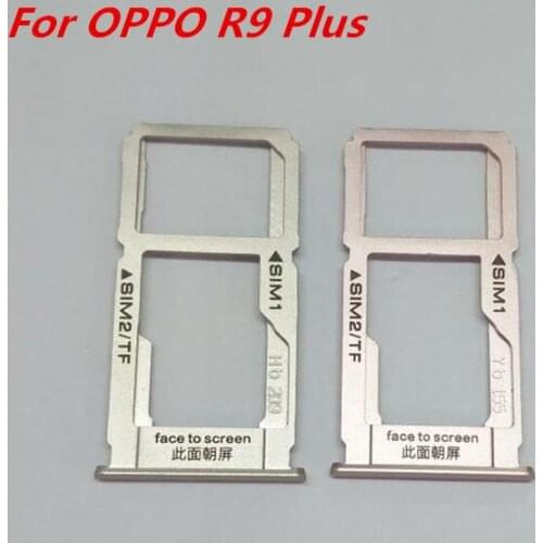 5PCS/Lot SIM Card Tray Holder Slot for OPPO R9 Plus Phone Replacement Parts