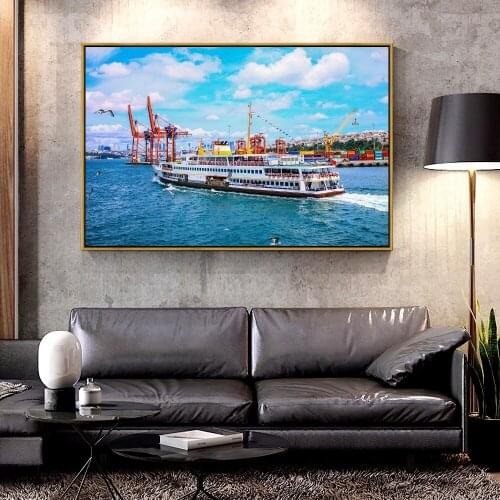 Artcozy Oil Canvas Painting turkey_vapur For Home Decoration Wall Art