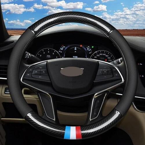 Car Accessories Car Products 37-39CM Steering wheel cover For BMW Peugeot Volkswagen Chevrolet Opel Buick Automotive interior
