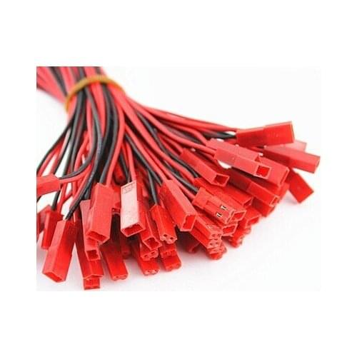 Free shipping 5 Pairs 22AWG Cable 2Pin JST M F Plug for RC Battery Motor Connection