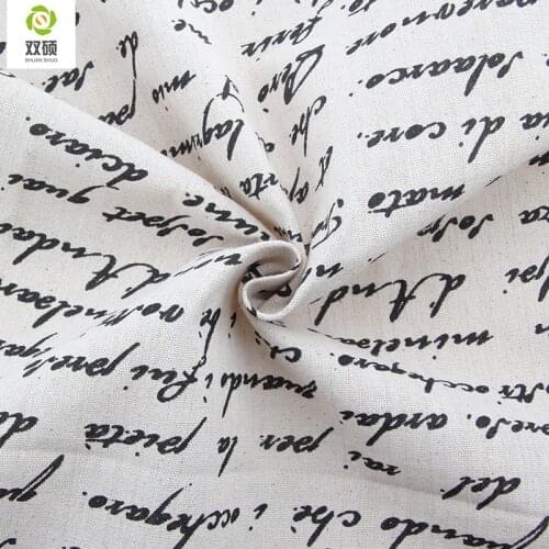 Free Shipping French Newspaper Fabrics For Tablecloths Cushion Pillow Linen Fabric 155*50CM M32