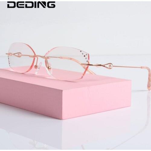 DEDING Women's Glasses And Cases