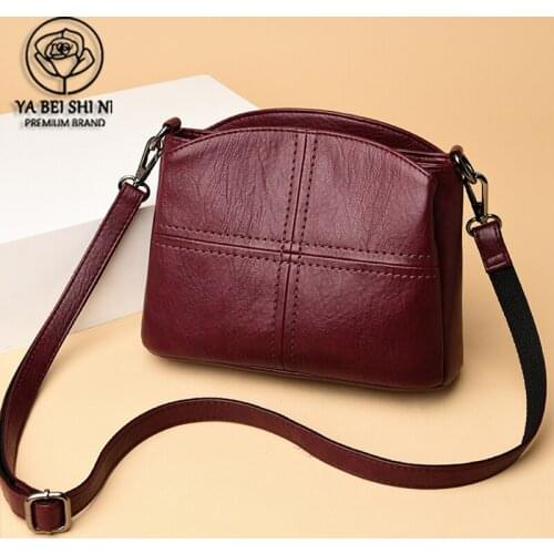 Designer Ladies Casual Crossbody Bags for Women 2021 Leather Shoulder Bag High Quality Designer Handbags Large Capacity Hand Bag