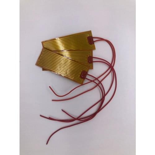 300*300mm 48V 90W Eeletric PI Polyimide Film Heater Heating Element For 3D Printer Oil Tank Car Defrosting Defogging