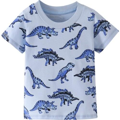 Funnygame Toddler Summer T shirts Cartoon Printed New 2020 Baby Cotton Clothing Casual Tees Tops Boys T shirts