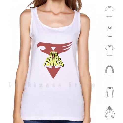 G-Force Tank Tops Vest 100% Cotton G Force Transmute Space Comic Retro Animation Gatchaman Purple Cactus