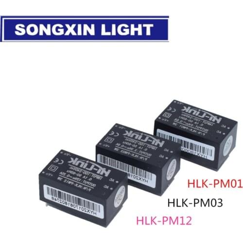 HLK-PM01 HLK-PM03 HLK-PM12 AC-DC 220V to 5V/3.3V/12V mini power supply module,intelligent household switch power supply module