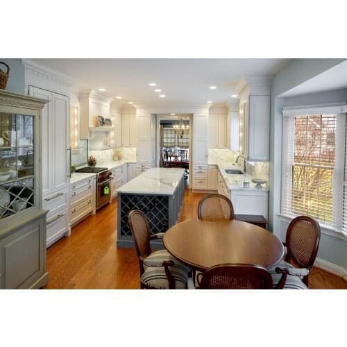 China Manufacture traditional design solid wood kitchen cabinets S1606058