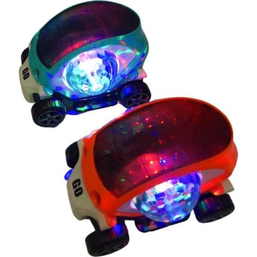 Space Capsule Car with Cool Lighting Music Projection Lamp Children Toy Gift