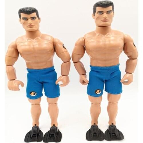 Rare Boy BJD Doll Play 11 Joint Play House Muscle Men Diving Movable Boy Friend Figure Toy Children Birthday Gift